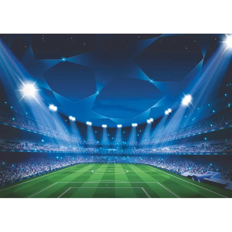 Papier peint soccer Night Lights, L 108 po x l 192 po