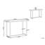 Aaronson 120cm Glass Top Console Table