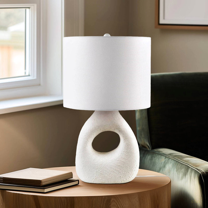 Ceramic Table Lamp White See Below