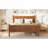 Generous Under-Bed Storage Timeless Shaker Farmhouse Full Size Solid Wood Platform Bed, Brown Finish