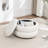 Upholstered Round Storage Ottoman-521645662