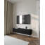 Ovarlo TV Cabinet with Fluted Design, Three-Door with Legs-1486983488