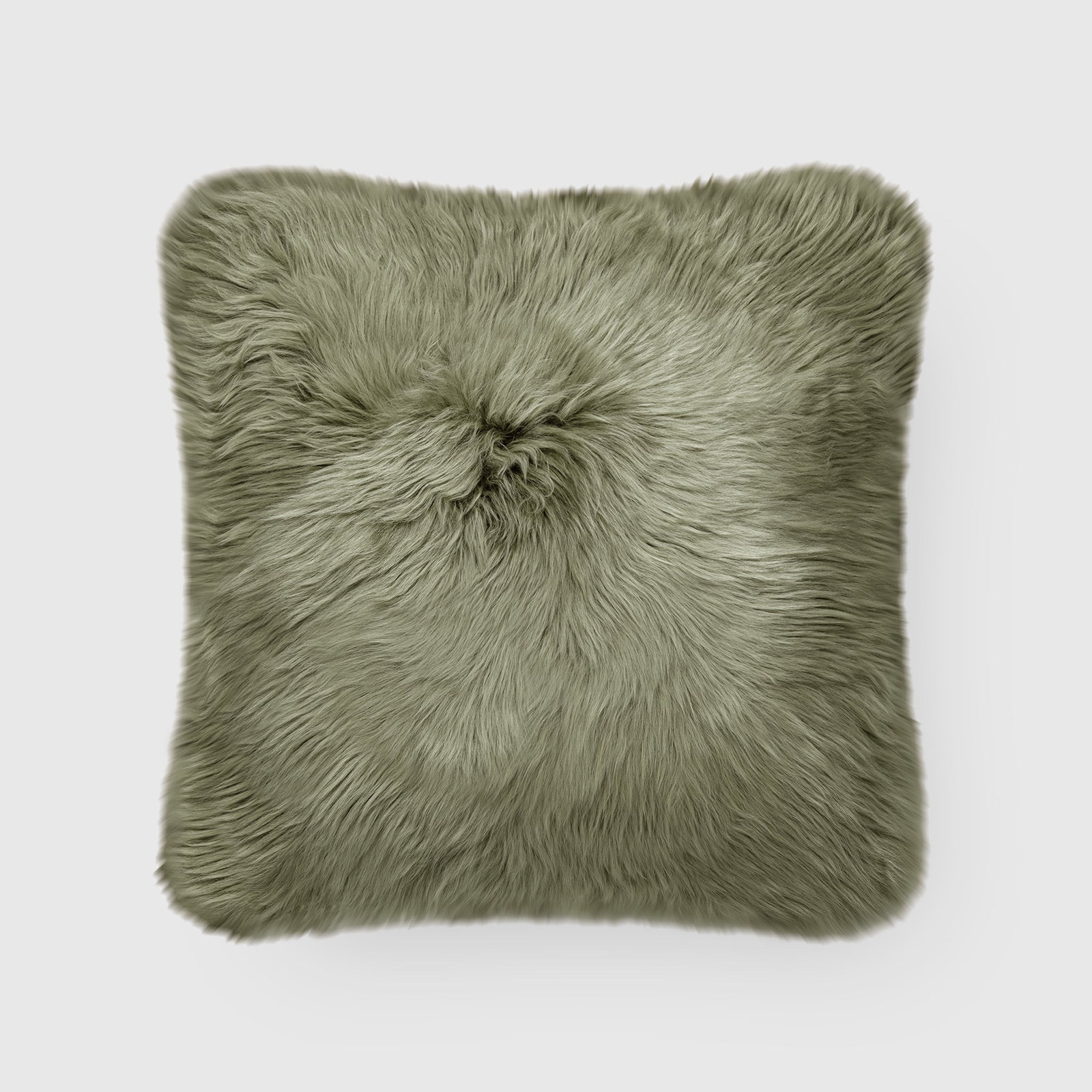 Fieldman Leather Throw Pillow, Green