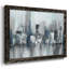 Cityscape In Blues, reproduction d'art sur toile-96271521-96271524