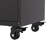 Sturdy Metal Tool Storage Cabinet With Wheels - Tool Storage Cabinet For Garage, Office, And Home Organizer Solutions, Black