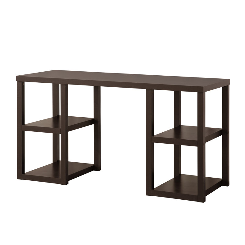 Bureau cappuccino en chêne (sans les chaises de bureau)