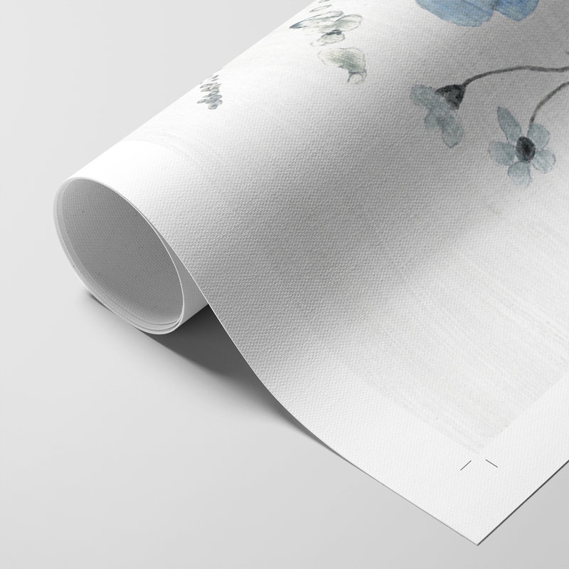 Indigo Gathering II - Impression sur toile seulement - NON CADRE, H 60 po x l 40 po