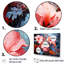 Hibiscus rose et bleu, ensemble moderne d'art sur toile Hibiscus-107742279-107742280