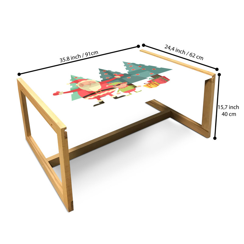 Lesley Sled Coffee Table, 90cm H x 62cm W x 40cm D