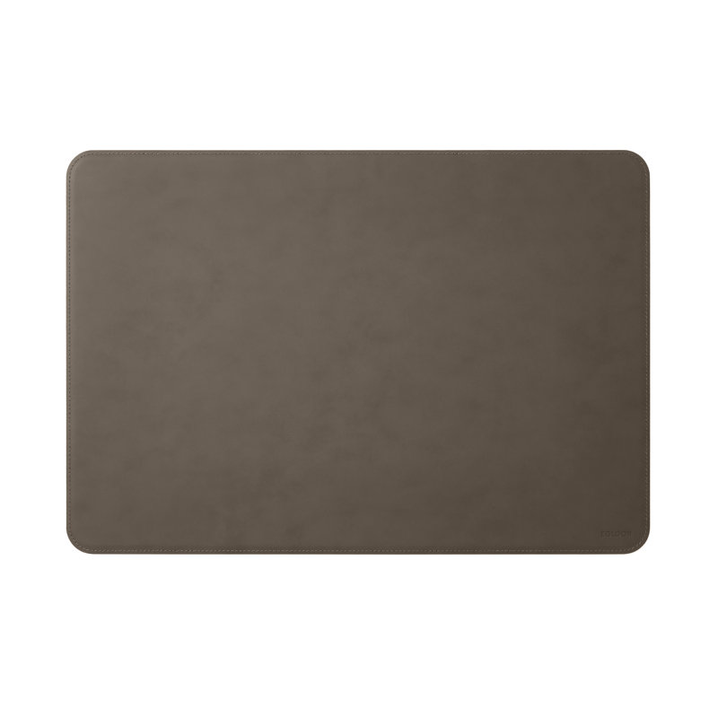 Hermes Leather Desk Pad, Taupe Grey