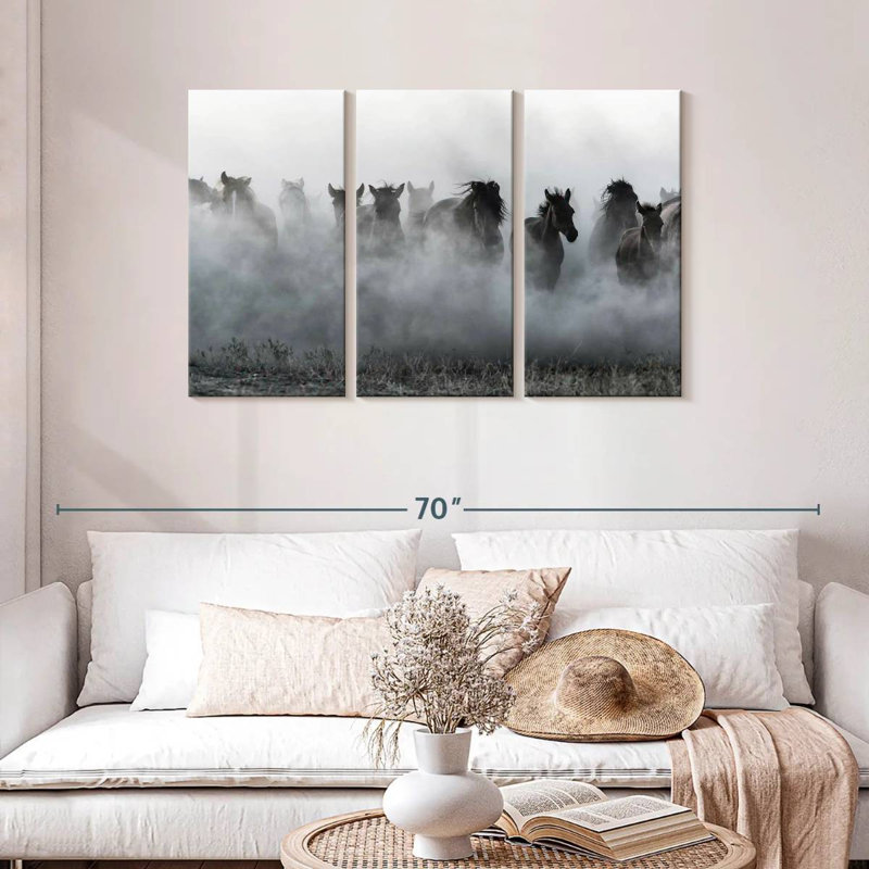Brampt Turkish Horses, 28" H x 45" W