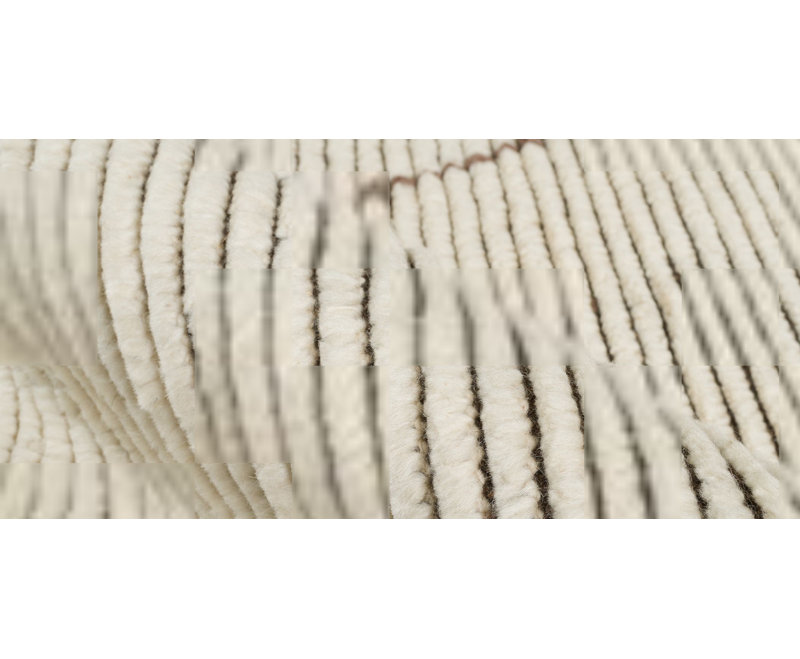 Baha - White/Brown, Rectangle 10' x 14'