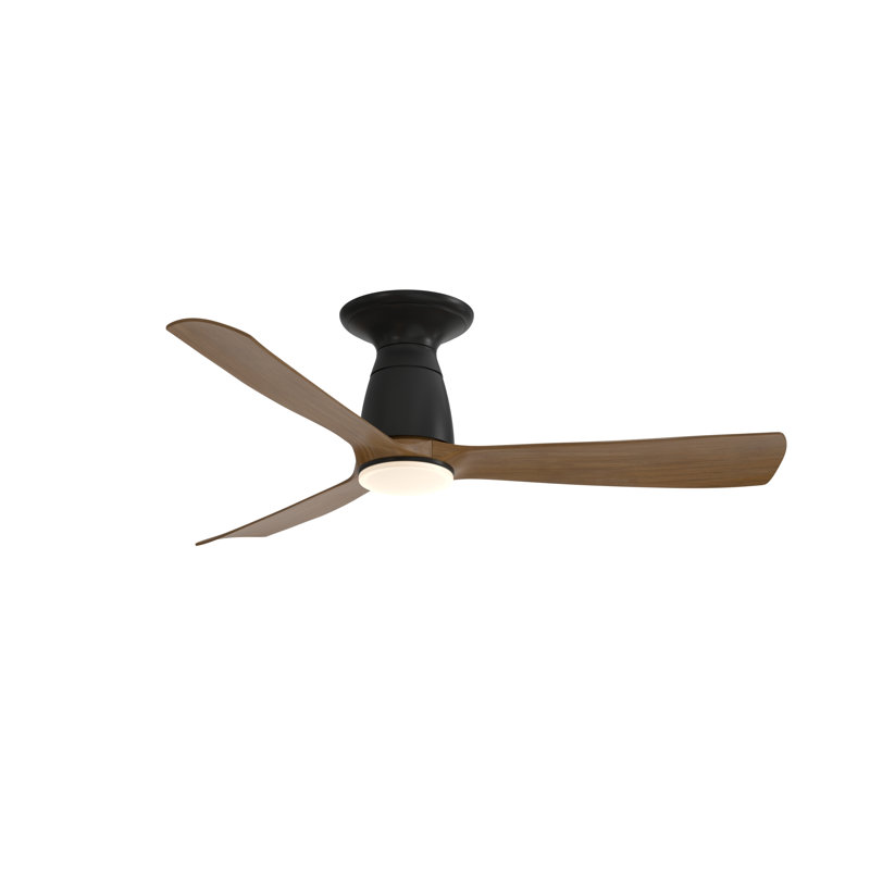 Ventilateur de plafond intelligent d'intérieur / extérieur Kute de 44 pouces avec ensemble d'éclairage à DEL CCT Select