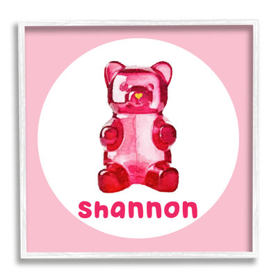 «Girl's Pink Gummy cmw-026», art mural personnalisé