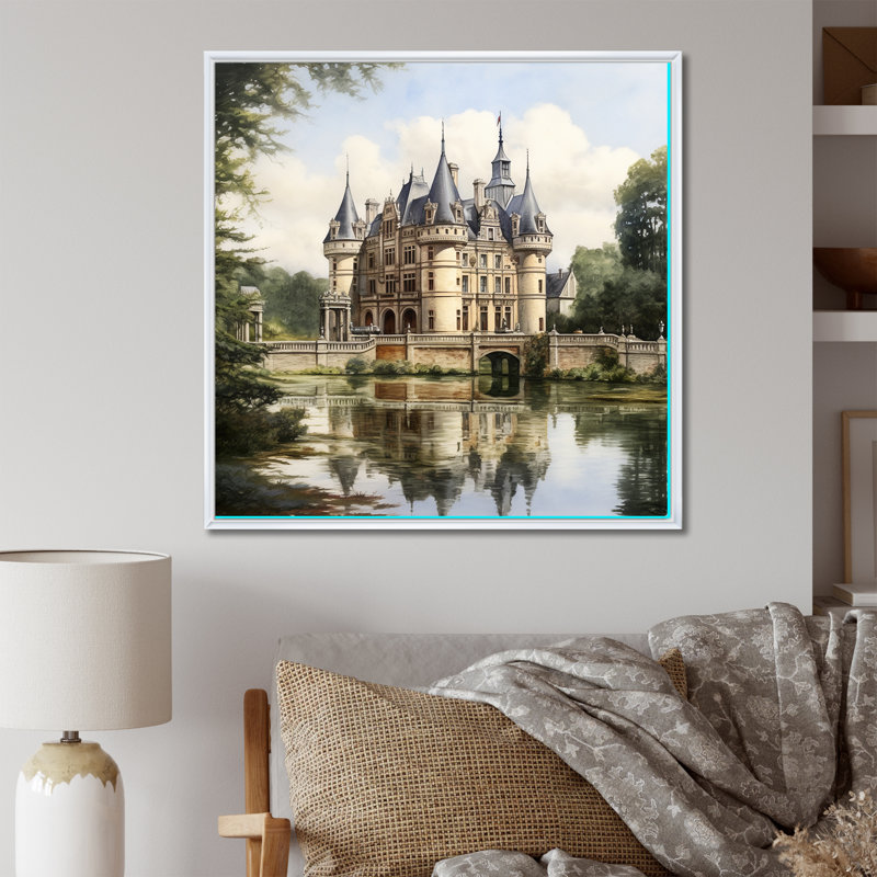 Champagne Champagne In France I - impressions sur toile, Cadre flottant blanc, H 30 po x l 30 po x P 1 po