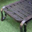 Chaise longue d'extérieur en aluminium