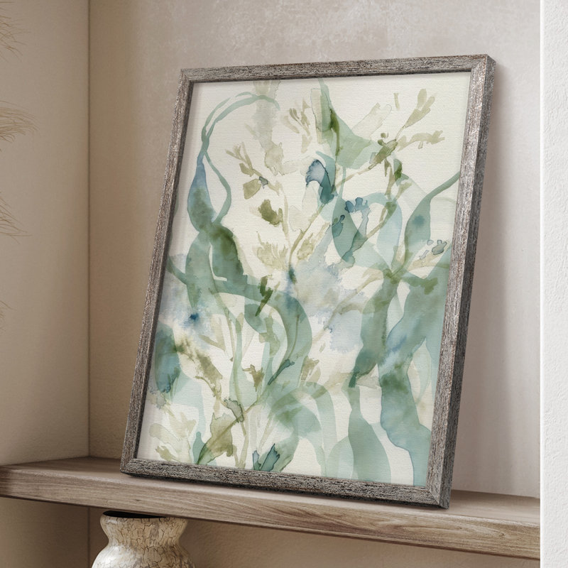 Underwater Botany II, reproduction encadrée - bois massif, H 30 po x l 24 po