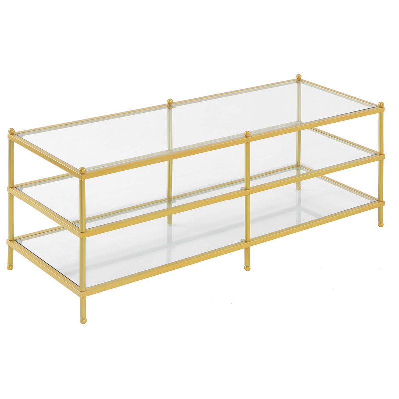 Table basse avec tablettes Carolina