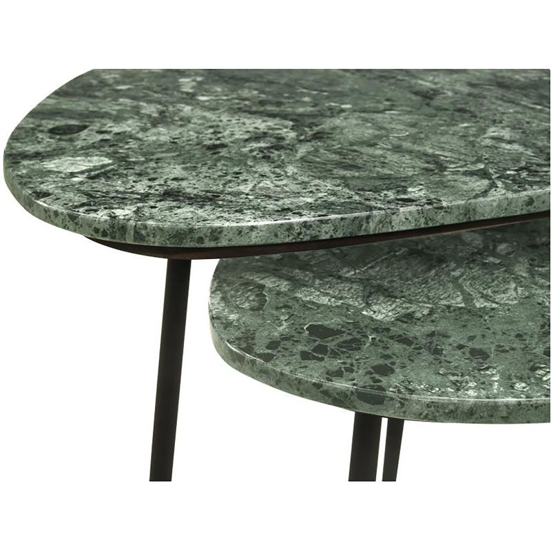 Kachine Marble Top Nesting Tables
