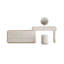 Coiffeuse avec miroir lumineux, 8 tiroirs, 1 chaise