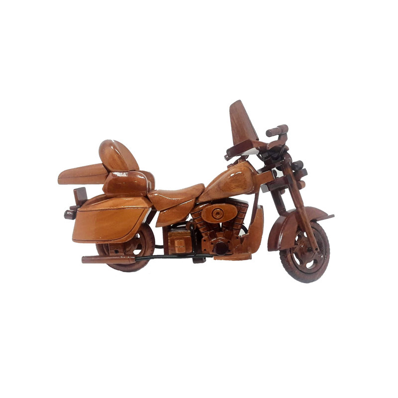 Modèle de motocyclette en bois Sommersby