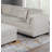 L-Sectional RAF/LAF One Arm-Loveseat Corner Wedge Cocktail Ottoman  Corduroy Upholstered Pillows 4Pc Sectional Sofa Set-1958382157