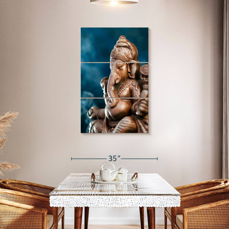 Divinité indienne Adella Ganesha, H 45 po x l 28 po