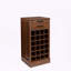 Bar à vin modulaire 28 bouteilles - Noyer brun