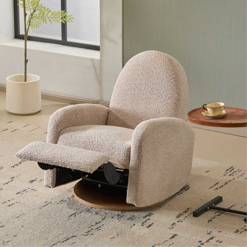 Fauteuil inclinable et pivotant 360 °, Amande