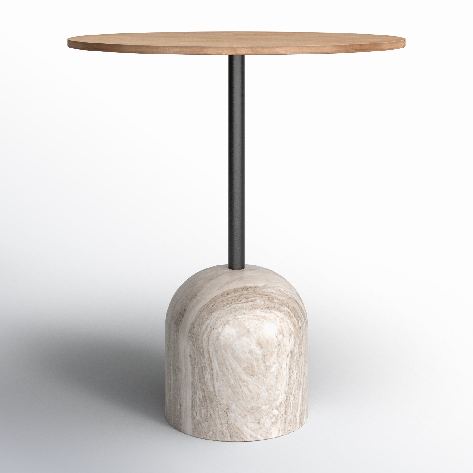 Idette 32'' Extendable Round Dining Table, 42" H x 32" W x 32" D
