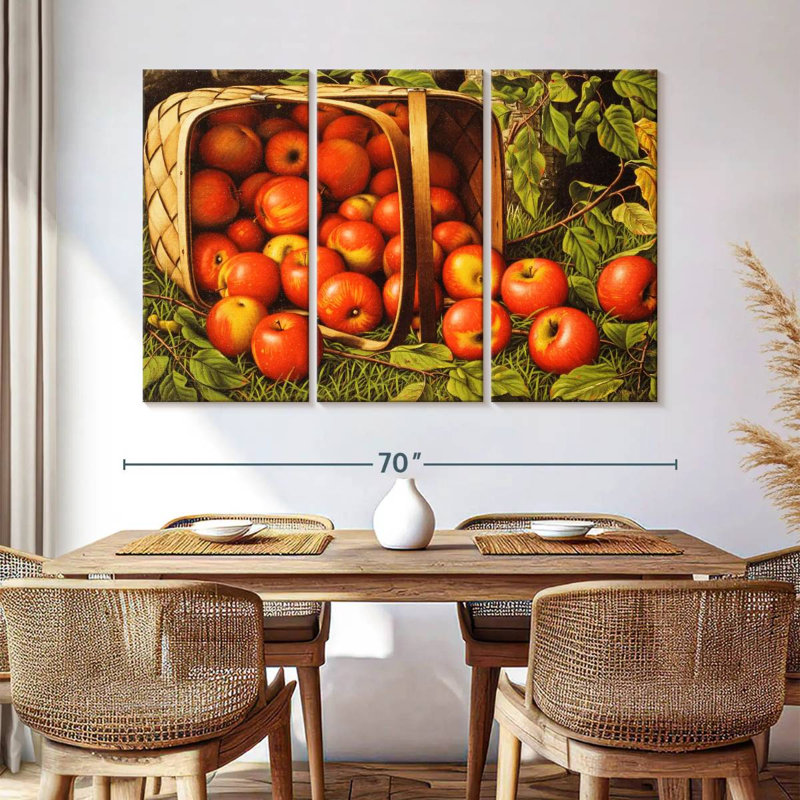 Panier de pommes Yarlin, H 42 po x l 65 po