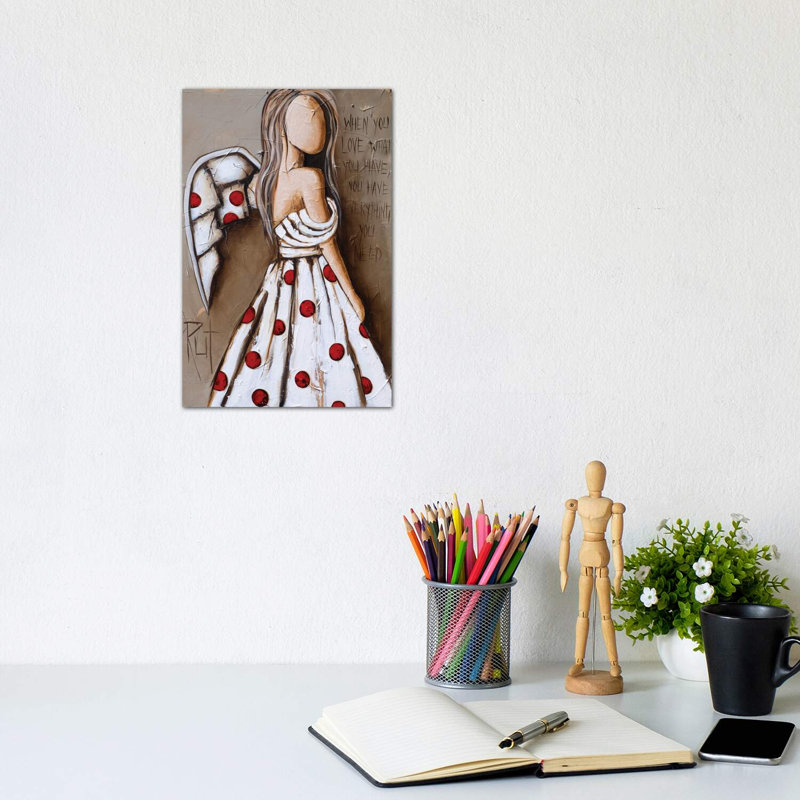 Everything You Need - Wrapped Canvas Painting Print, 20.32 cm H x 30.48 cm W