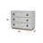 Console Cabinet With 3 Storage Drawers