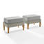 Repose-pieds d'extérieur avec coussin Wenner-970495347