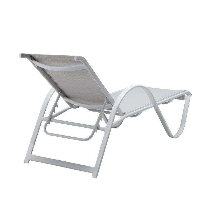 Lanai Outdoor Chaise Lounge, Gray