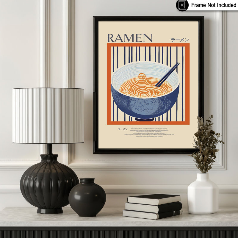 Ramen, Unframed, Poster, 08"H x 10"W