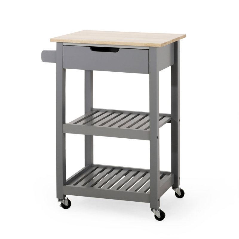 Kitchen Cart(No Include Stool), Gray