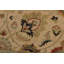 Tapis oriental vert en laine noué à la main 8 pi 3 po x 10 pi 2 po Abagail