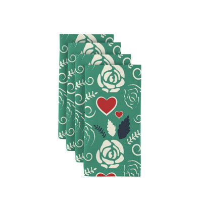 Elonso Disposable Valentine's Day Napkins