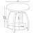 Round Coffee Table Set