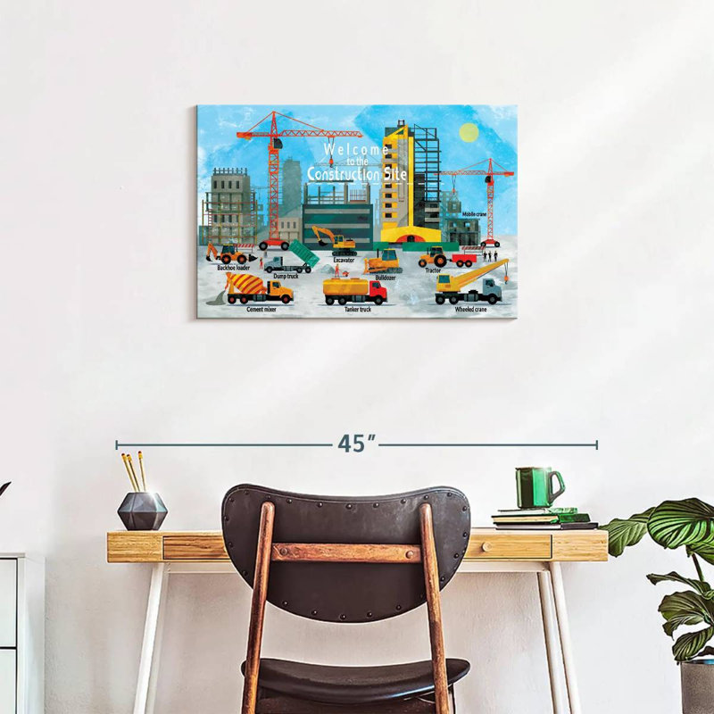 Tableau des chantiers Ashelle, H 20 po x l 30 po