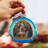 4'' Glass Hanging Figurine Ornament