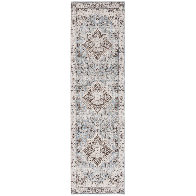 Mukti Antique Patina Performance Oriental Rug, Runner 2'4" x 8'