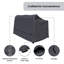 Housse pour causeuse d'extérieur en aluminium Armando