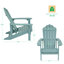 Chaise Adirondack Ionie Hips résistante aux intempéries-1809952428