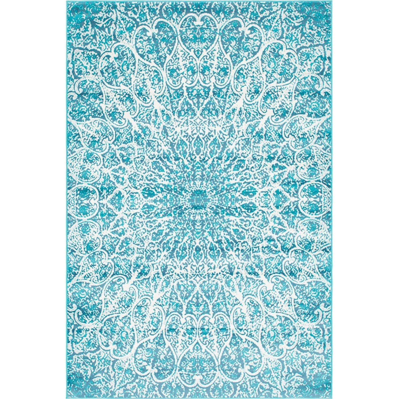Oneita Ikat Indoor Rug, Rectangle 3'3" x 5'3"