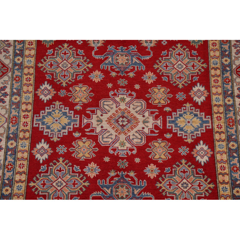 Tapis oriental à motif de teinture végétale Kazak 6 x 10