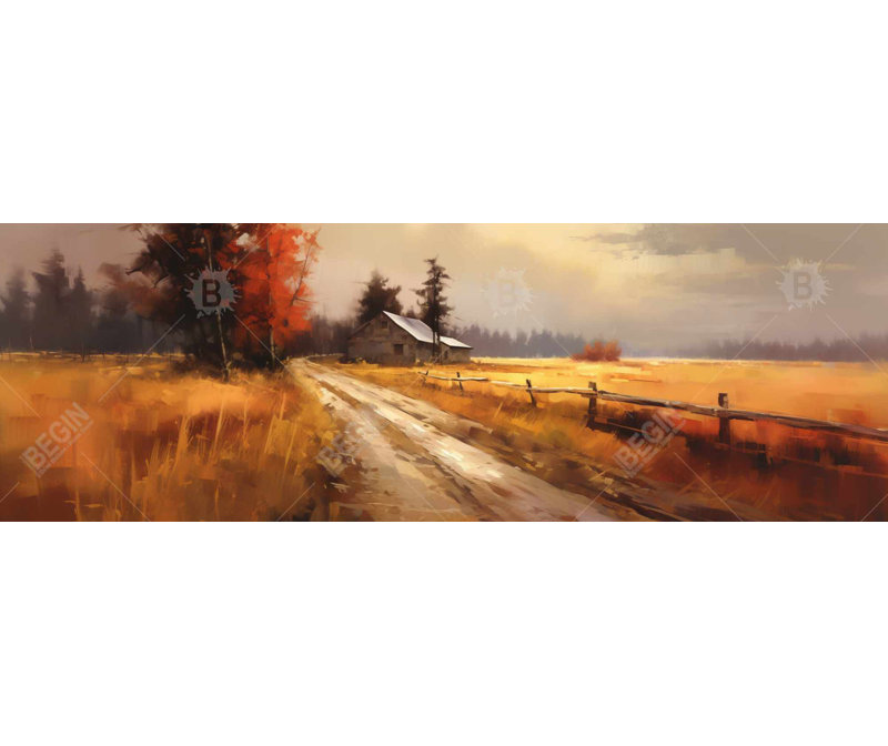 Rain Approaching Print On Canvas