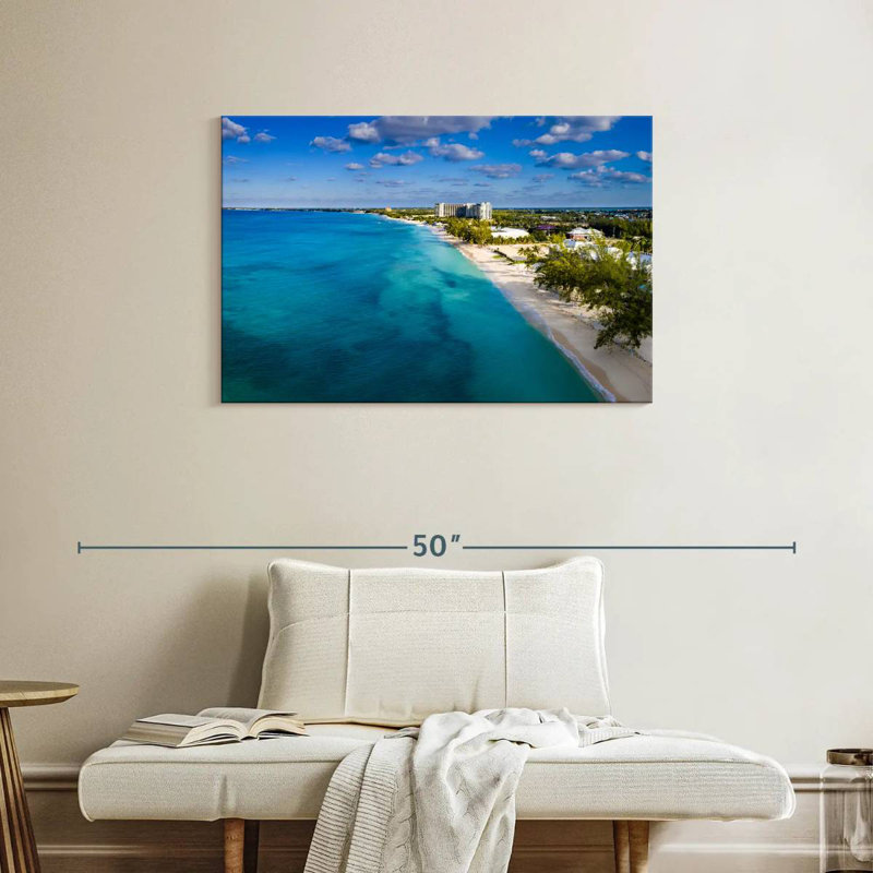 Nicci Cayman Island Shoreline, H 24 po x l 36 po