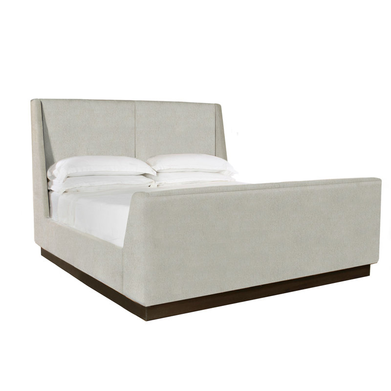 Charlie Upholstered Bed, Tan, Queen